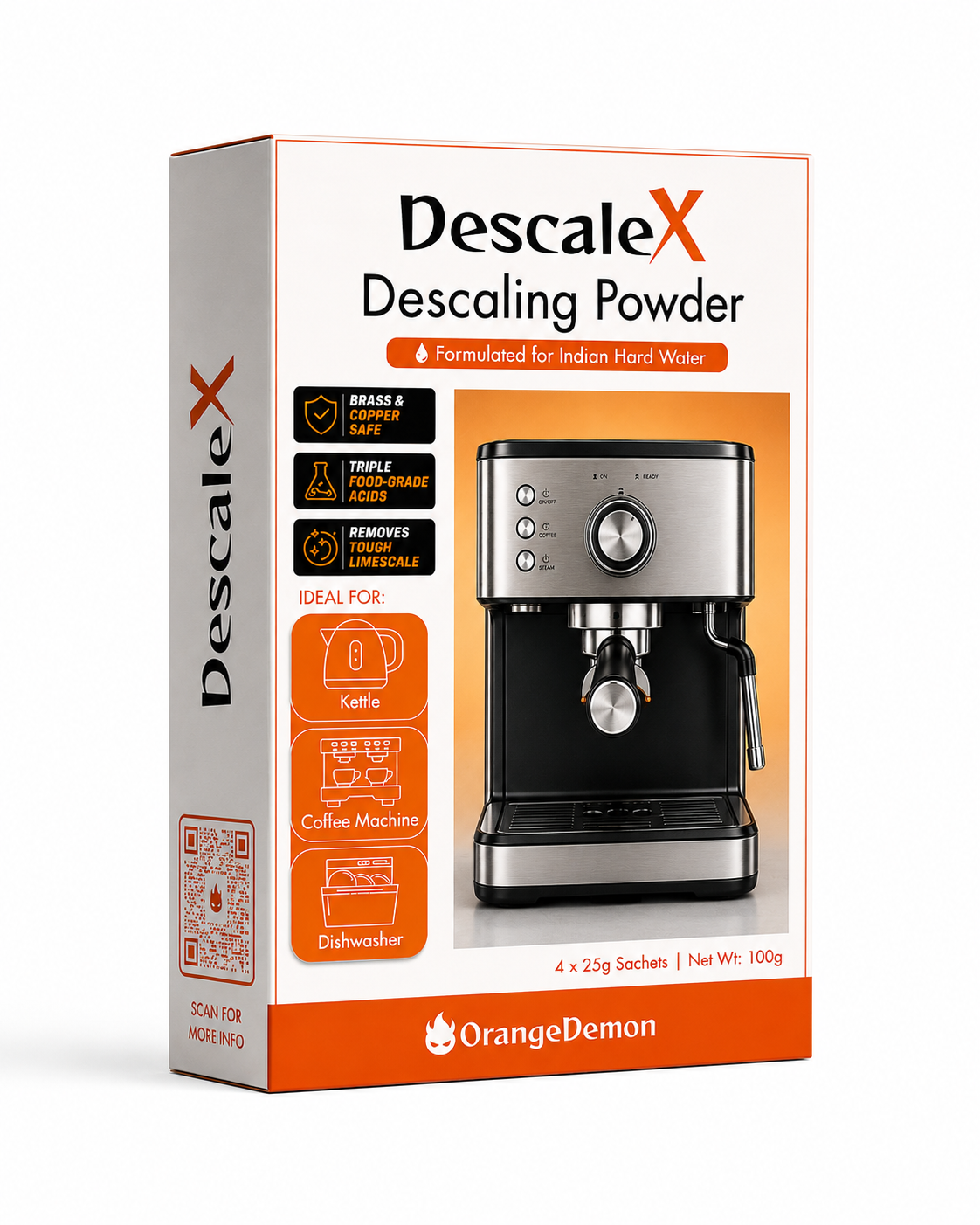 DescaleX coffee machine descaler powder