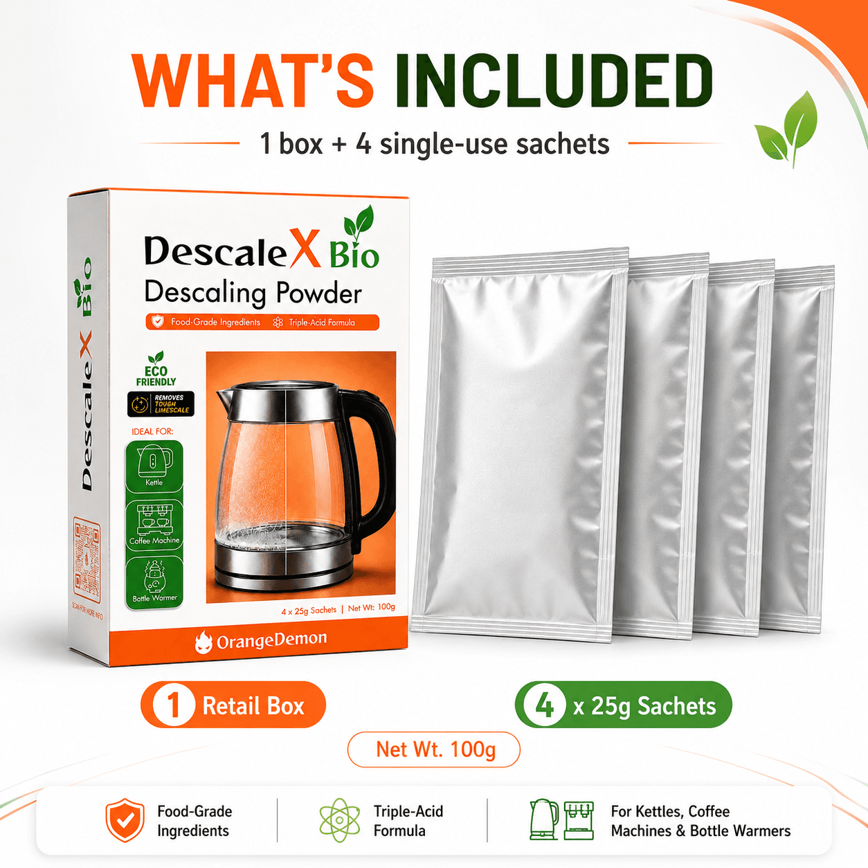 What is included in the DescaleX Bio box
