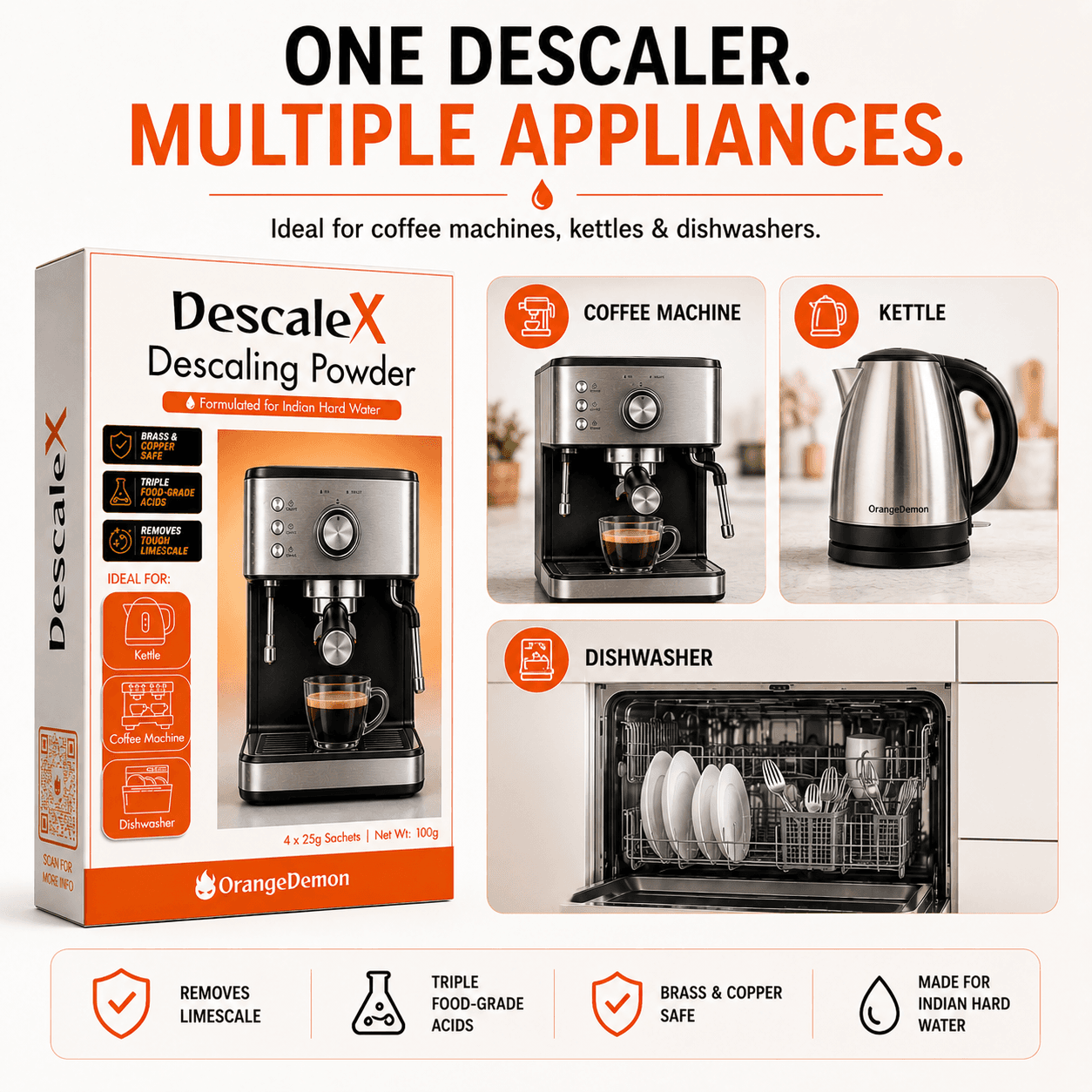 DescaleX built for Indian hard-water appliance maintenance