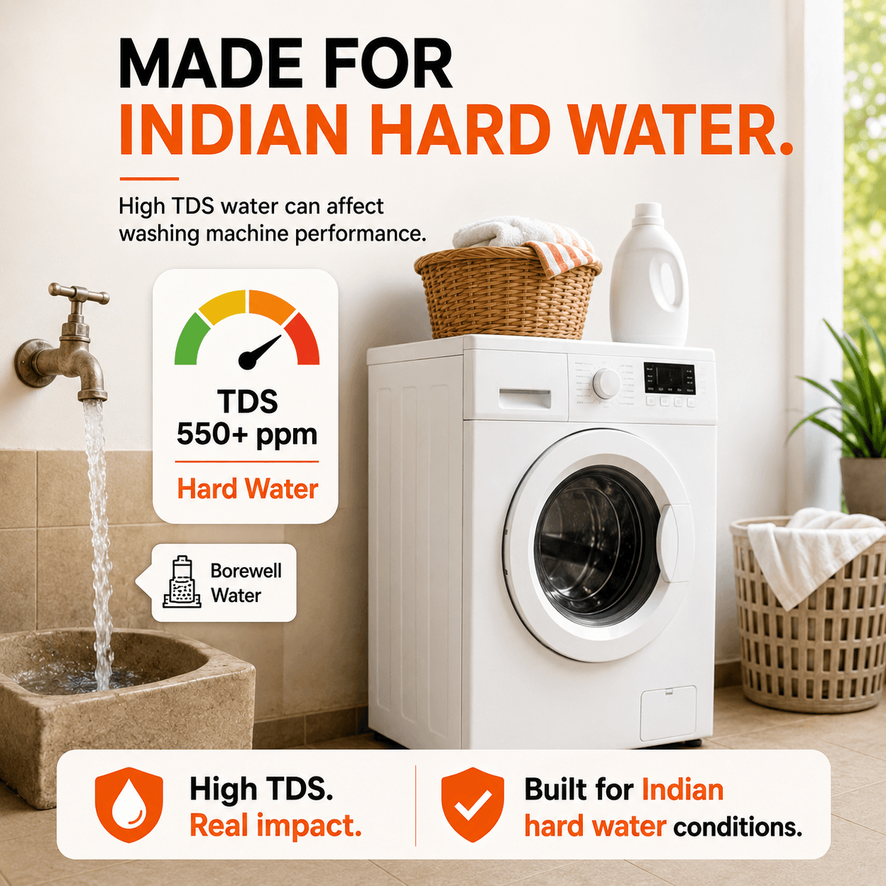 WashDX 2 box pack built for Indian hard water