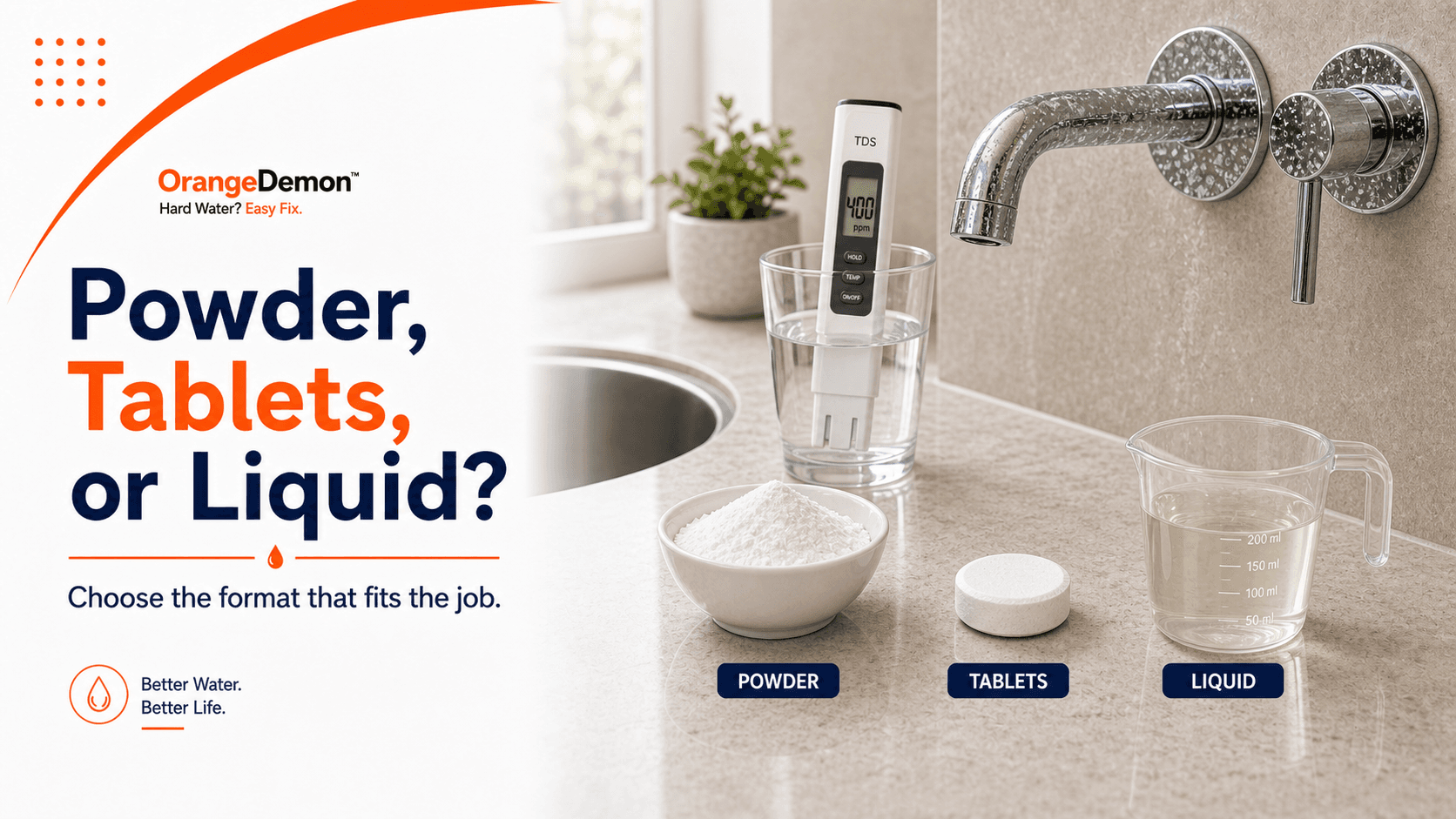 Descaling Powder vs Tablets vs Liquid: Which Format Works Best
