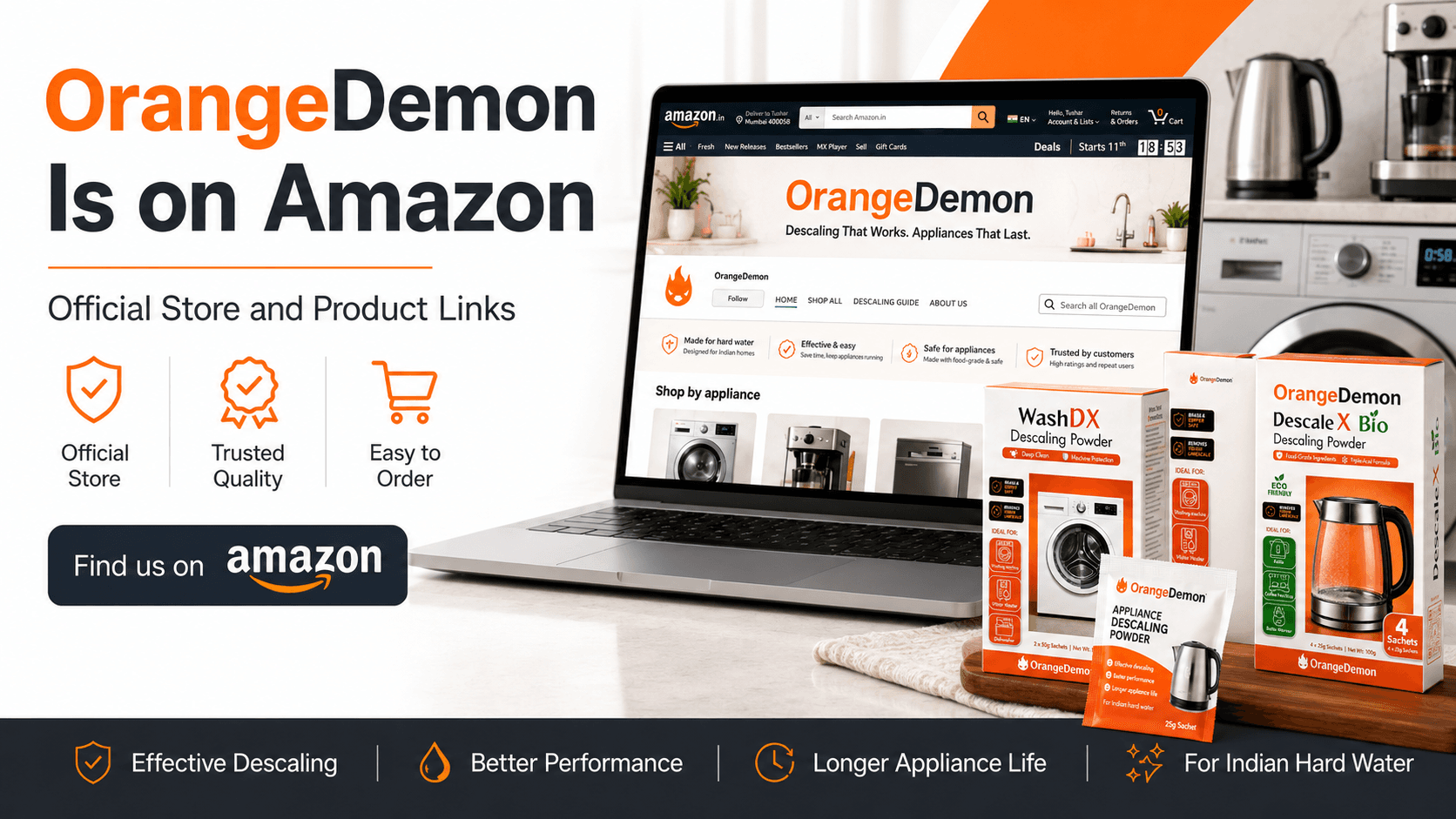 OrangeDemon Is on Amazon: Official Store and Product Links