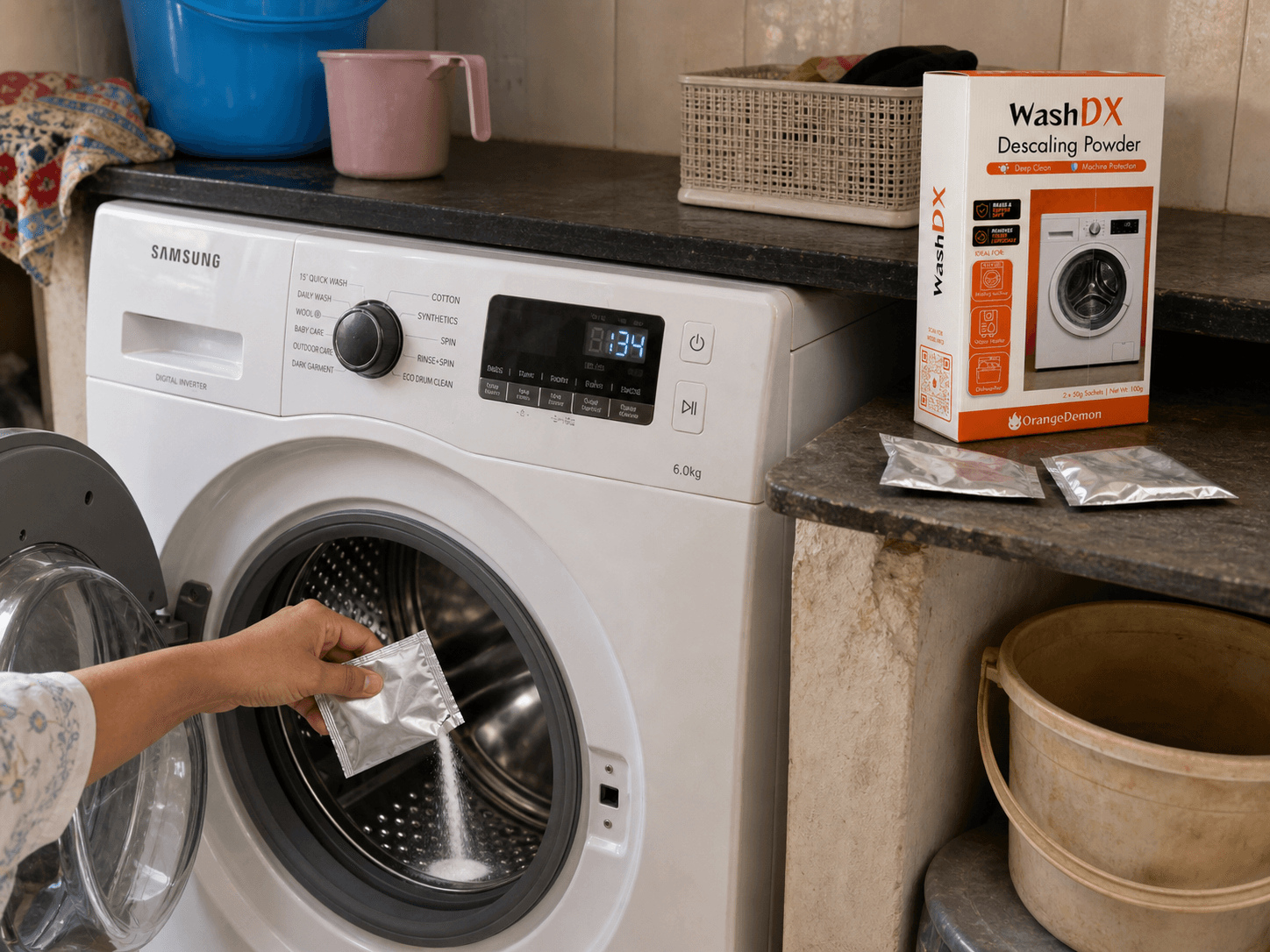 WashDX descaler for geysers and water heaters