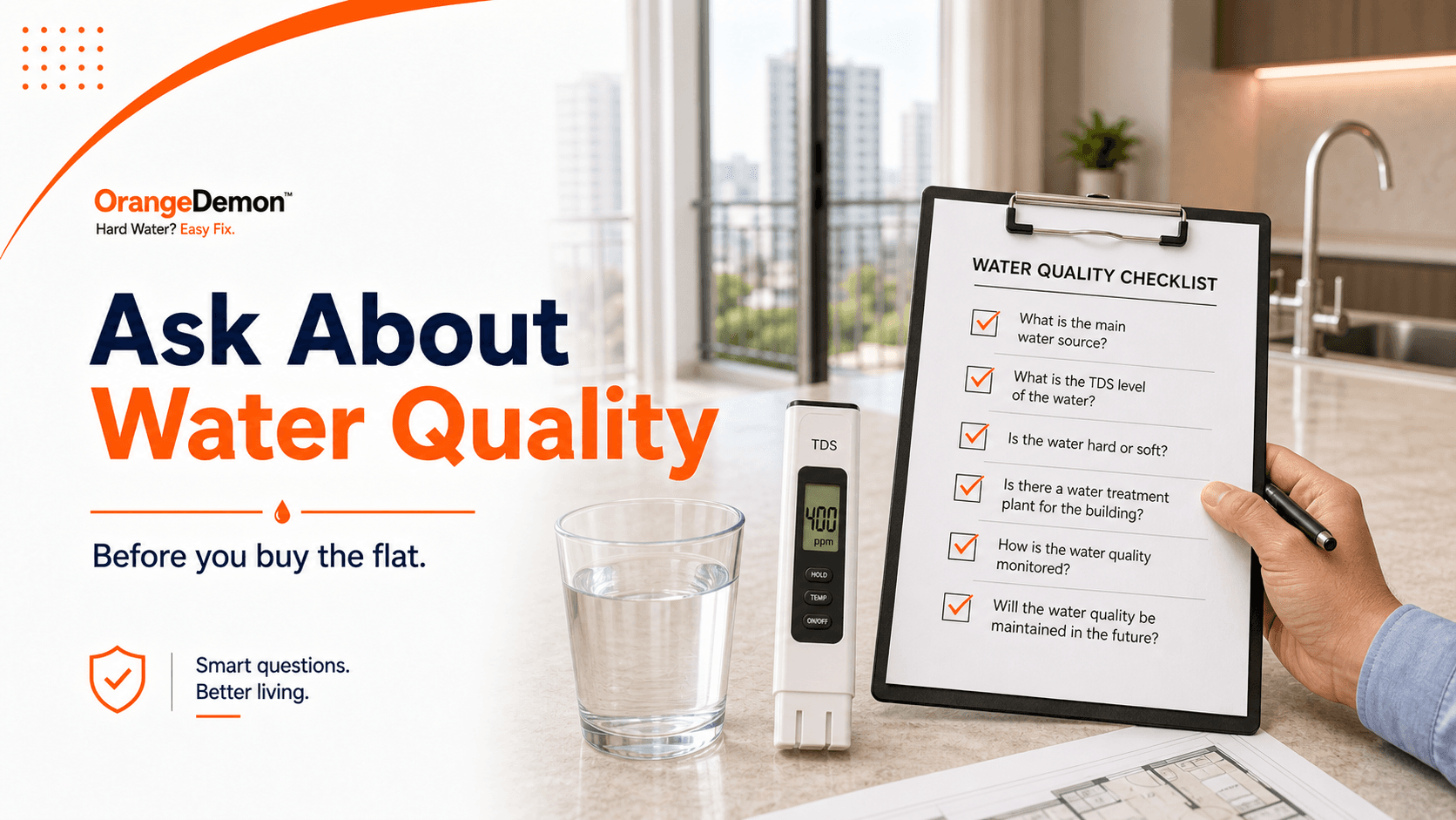What to Ask Your Builder About Water Quality Before Buying a Flat