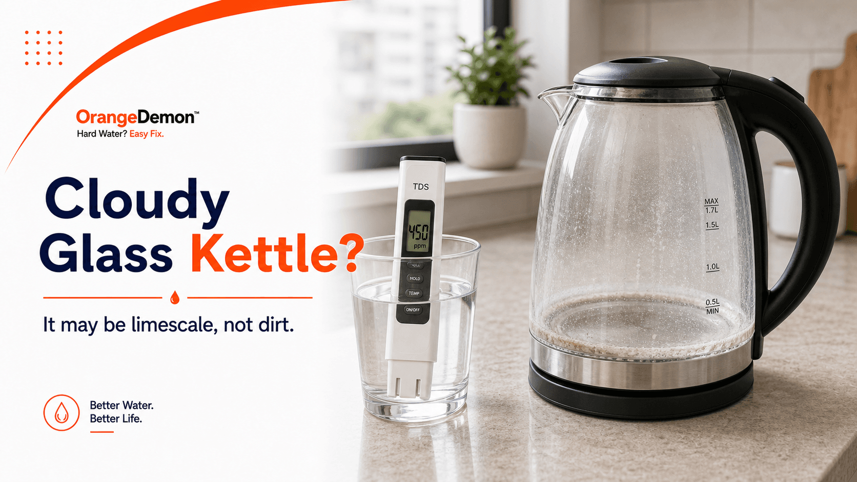 Cloudy Glass Kettle: Is It Dirt, Scratches, or Limescale?