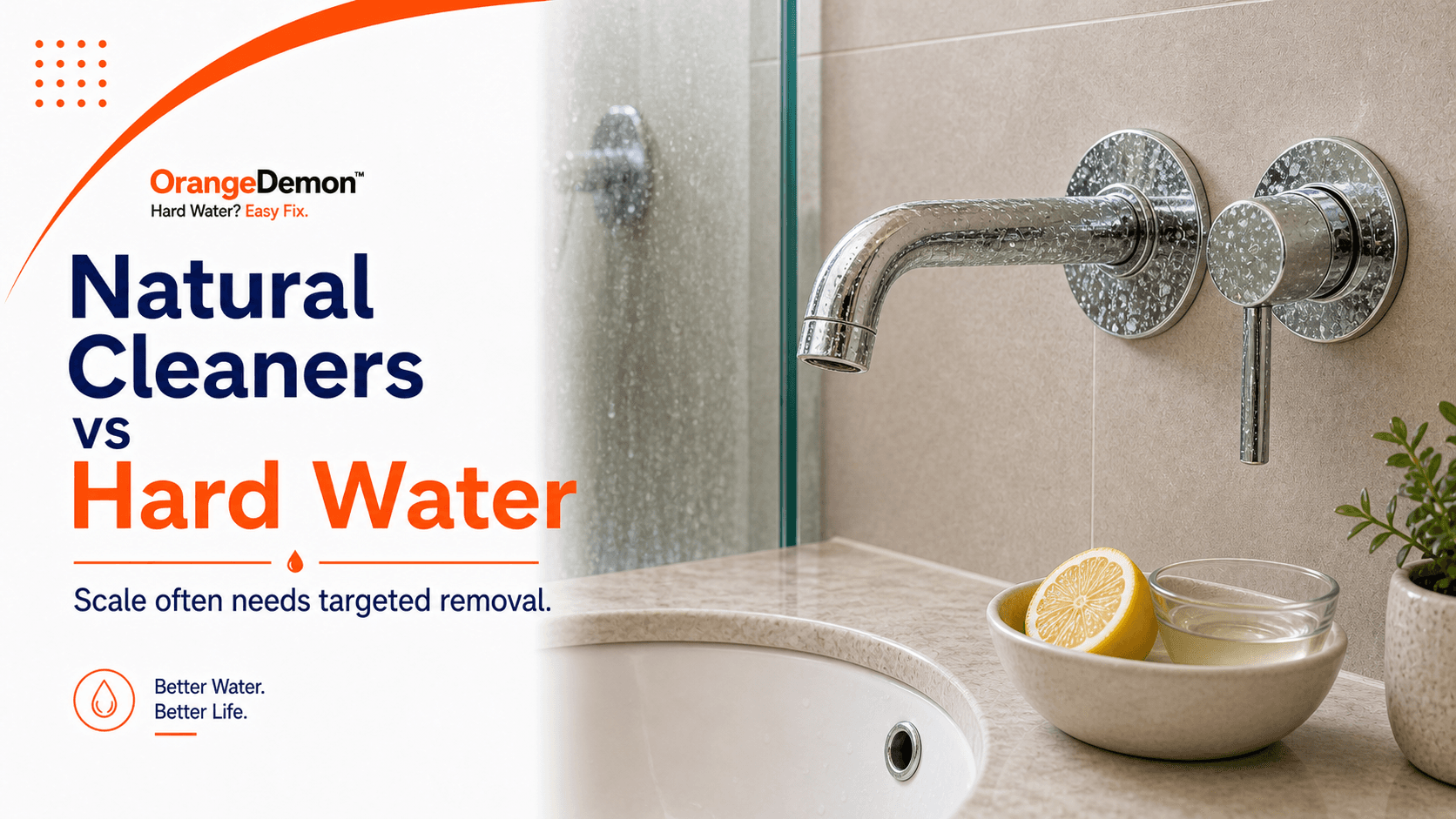 The Truth About 'Natural' Bathroom Cleaners for Hard Water
