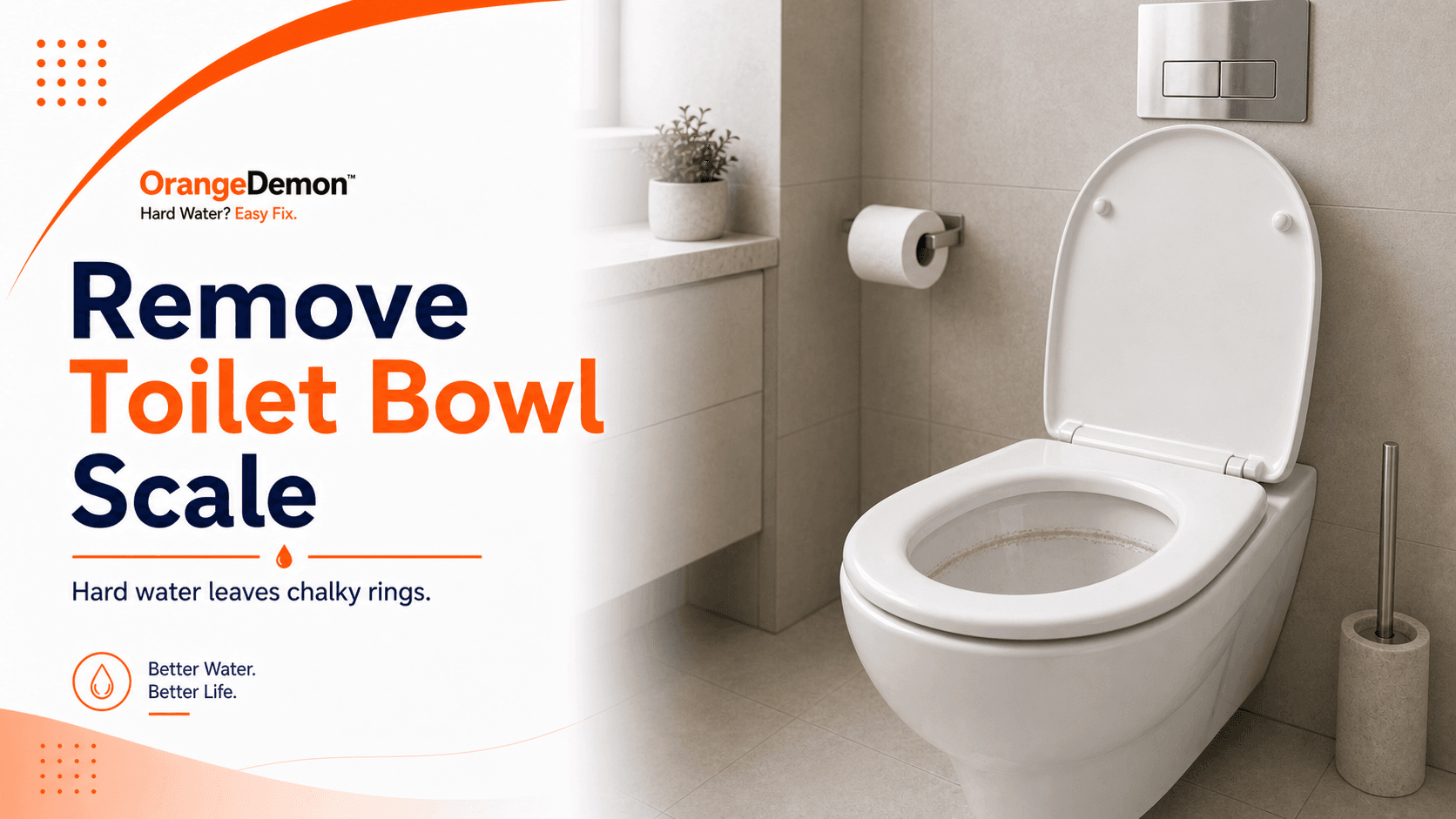 How to Remove Hard Water Stains from a Toilet Bowl