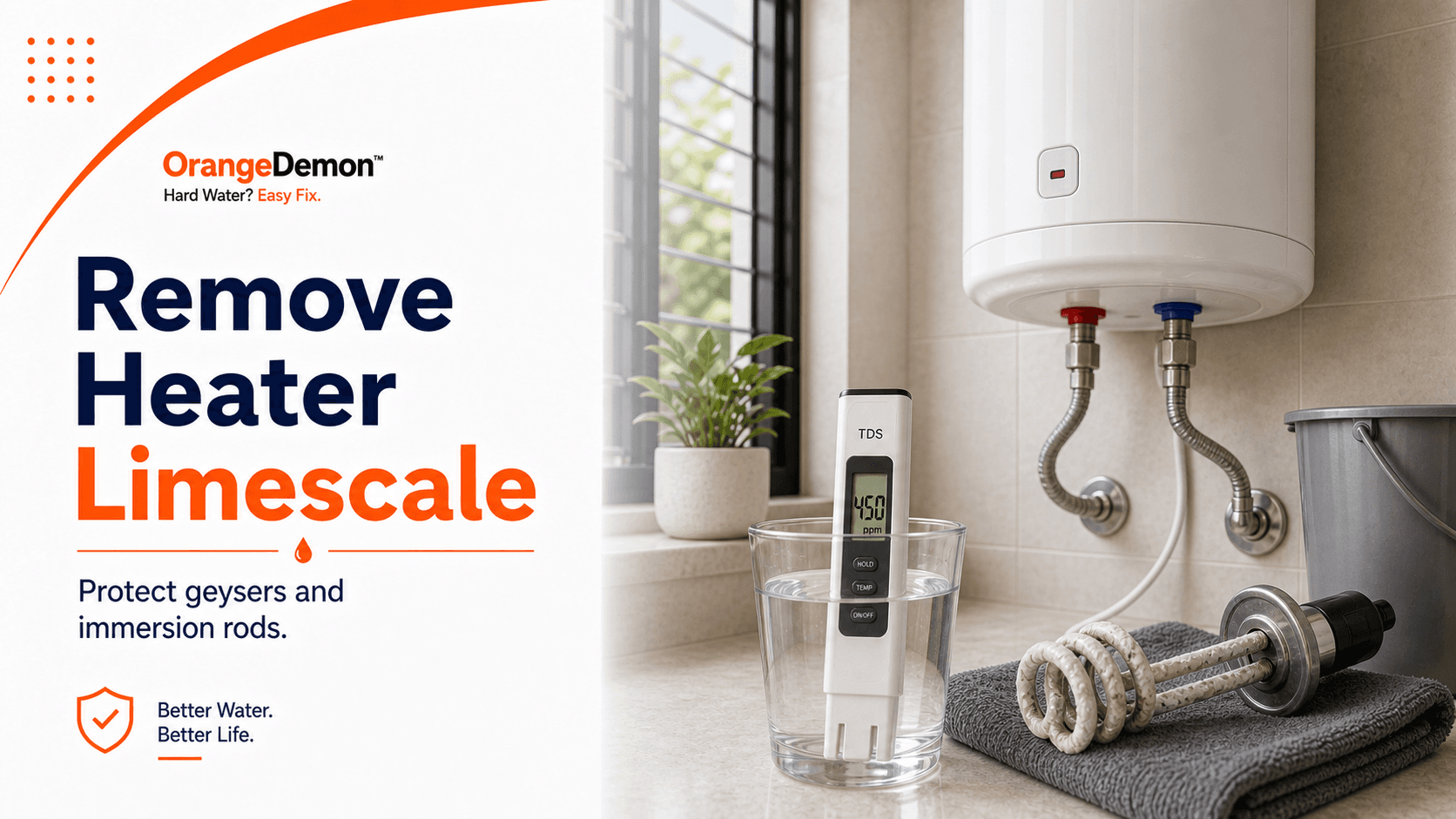How to Remove Limescale from Geysers, Water Heaters and Immersion Rods