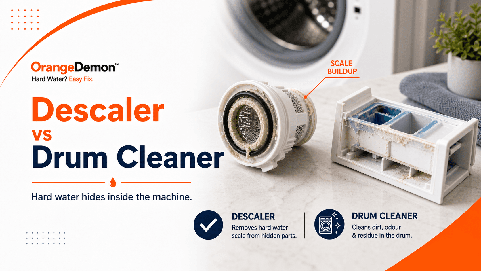 Washing Machine Descaler vs Drum Cleaner: Which One You Need