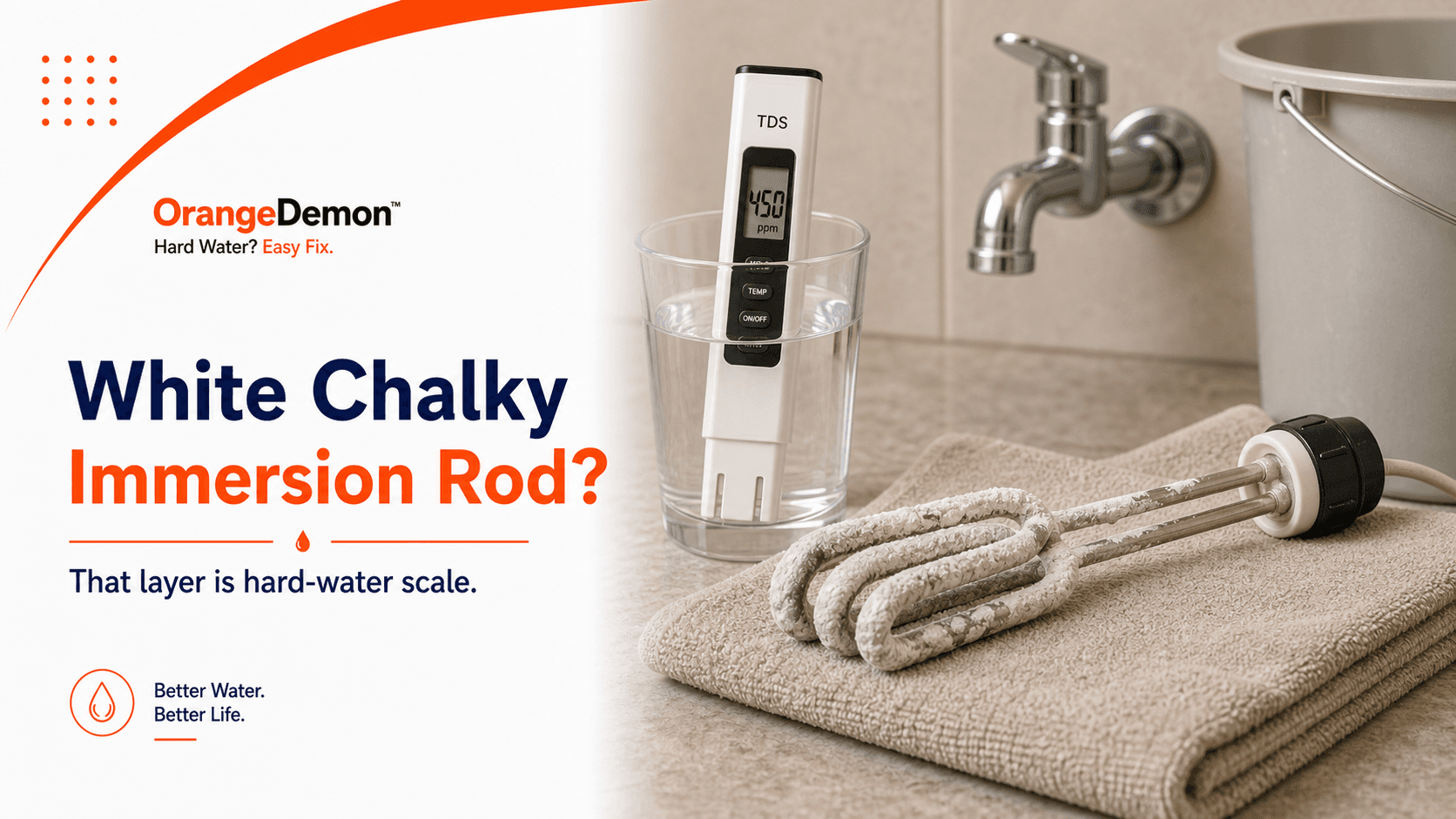White Chalky Layer on Immersion Rod: What It Is and How to Remove It
