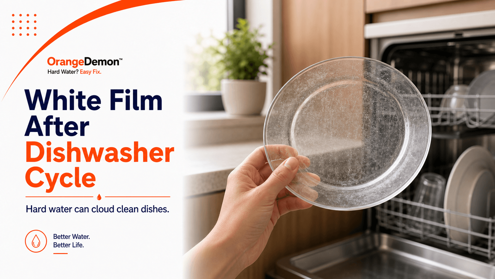 White Film on Dishes After Dishwasher Cycle? It May Be Hard-Water Scale